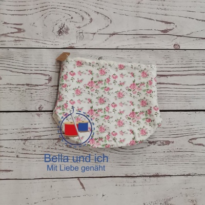 Kinderschal aus Jersey mit Teddy Stoff 