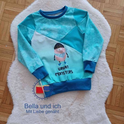 Kinderpullover "Urban Monsters" Größe 122