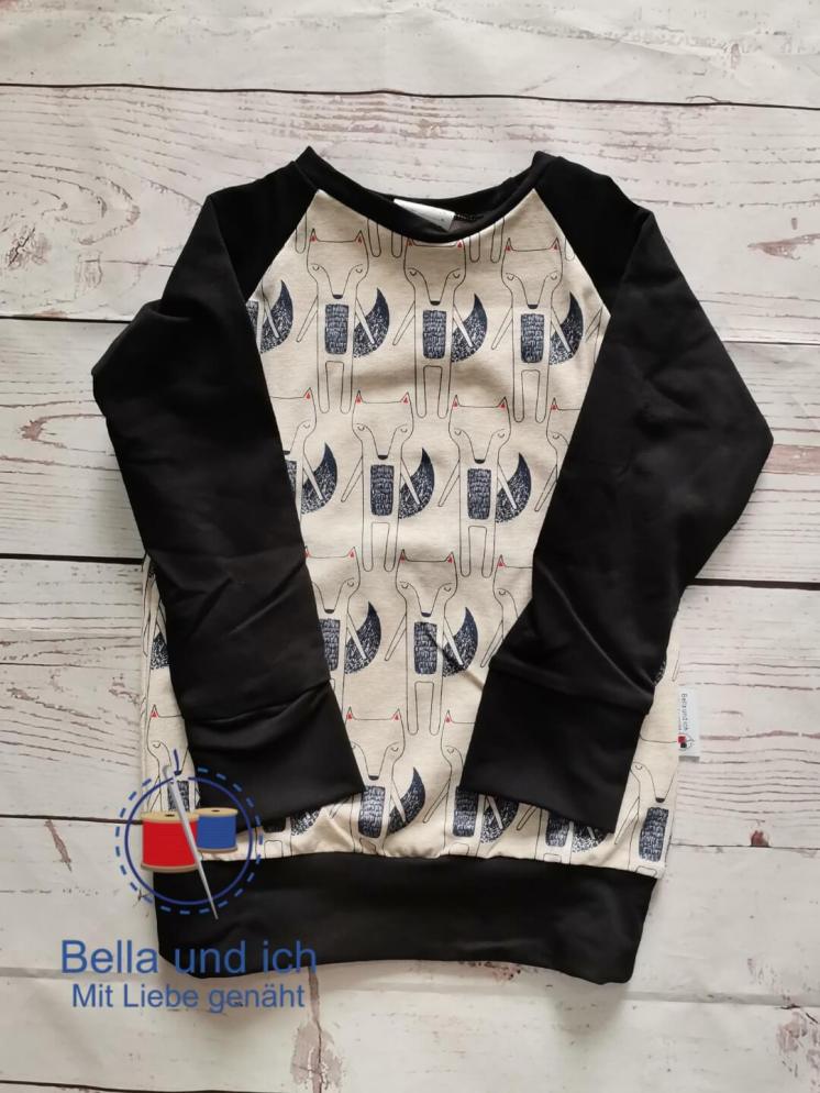 Kinderpulover mit Raglanärmel